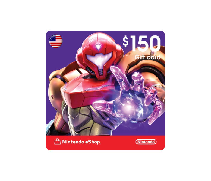 USD 150 Nintendo eShop Digital Gift Card [USA Region]